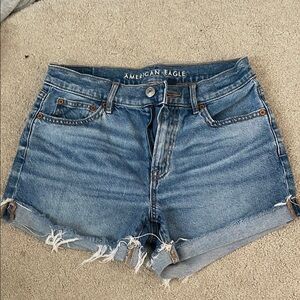 American Eagle Outfitters Women's Blue Denim Shorts